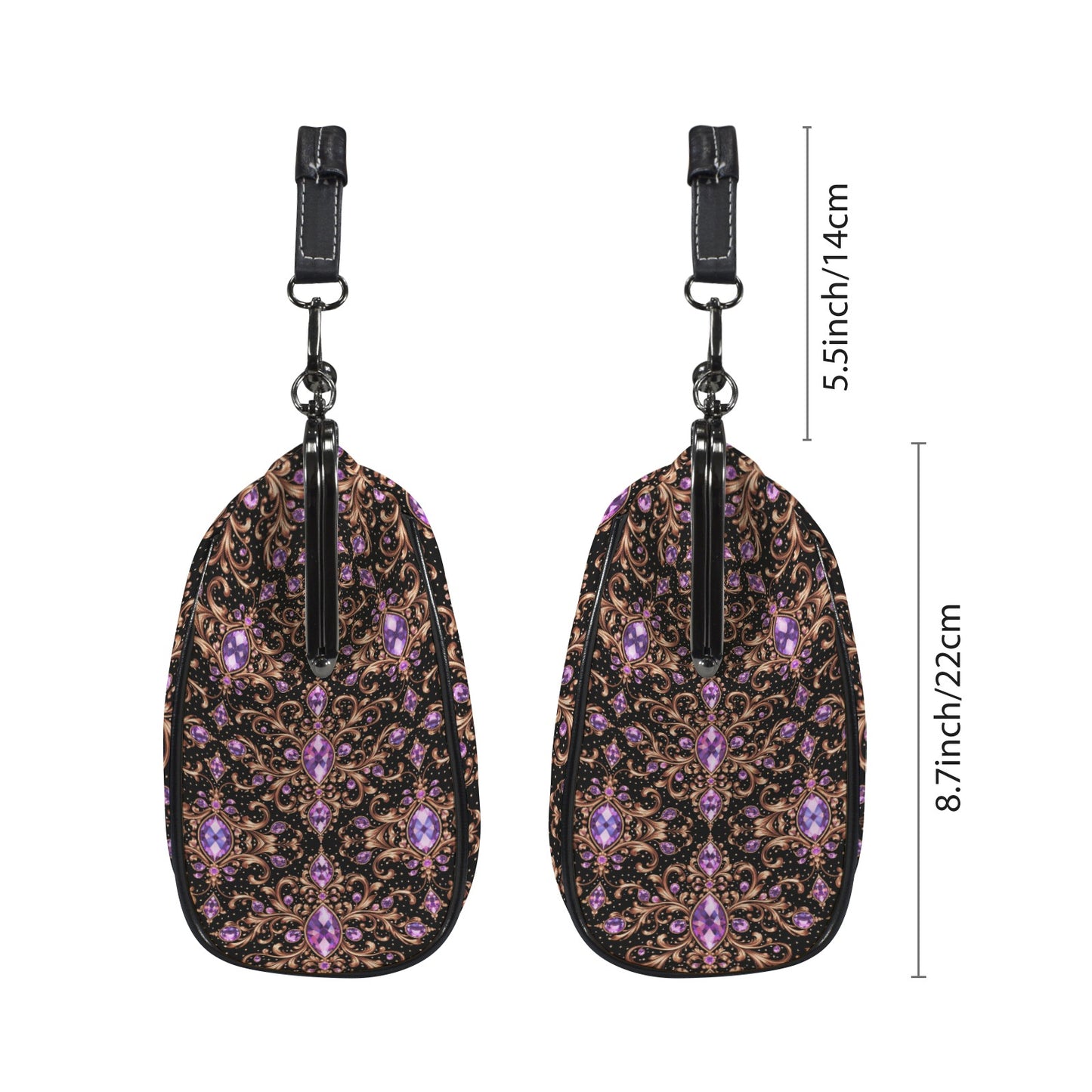 PGP Holiday Healing Kisslock Crossbody Shoulder Bag