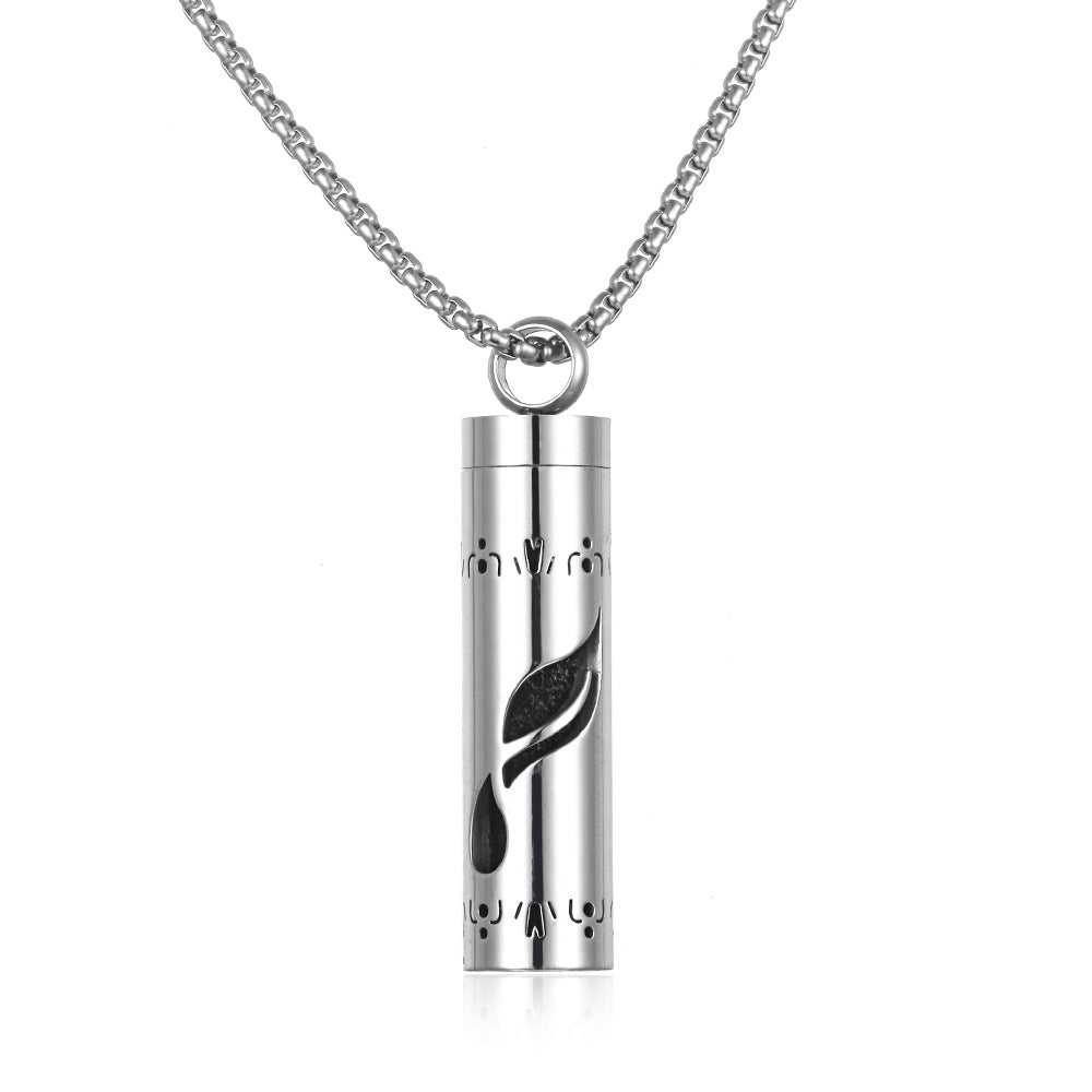 PGP Holiday | Wearable Function — Aromatherapy Pendant Essential Oil Bottle (Titanium Steel)