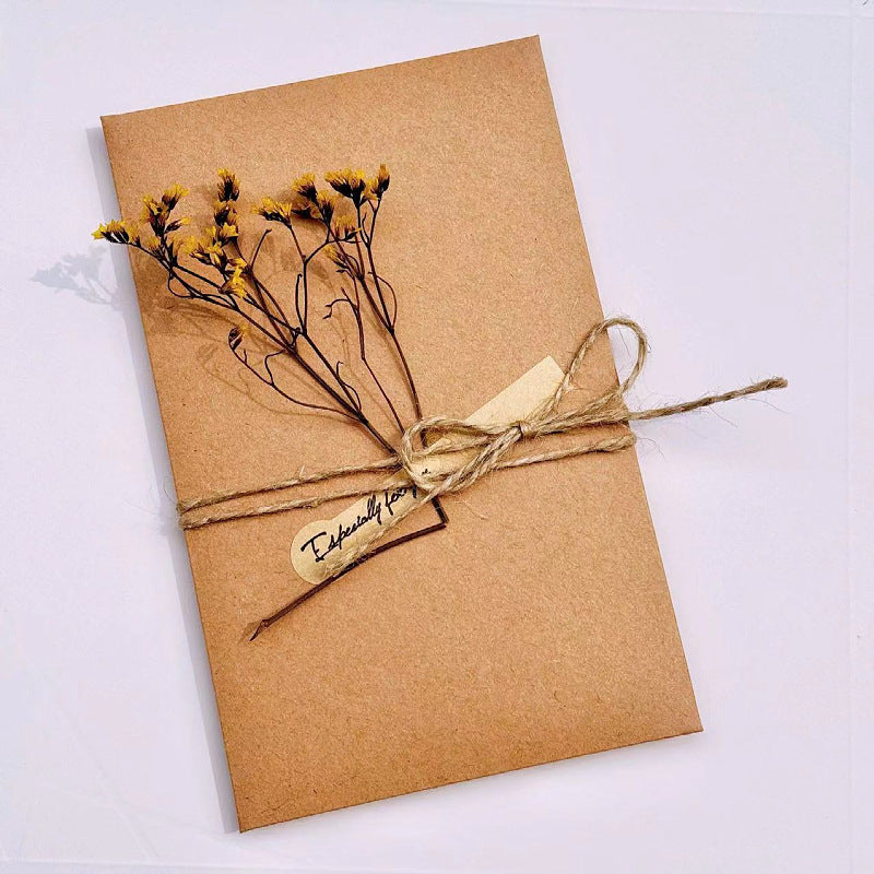 PGP Holiday | Quality Thoughts — Artisan Starry Sky Dried Flower “Especially For You” Thank You Cards