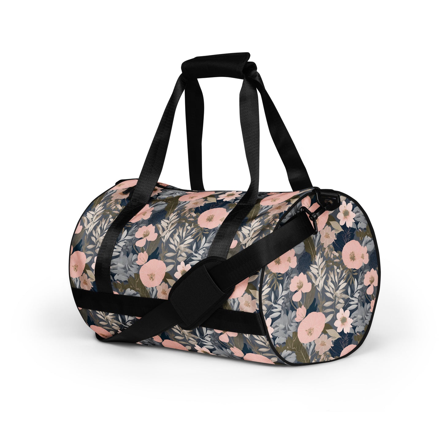 PGP Holiday Urban Meadow Cylindrical Gym Bag – Modern, Functional, Stylish, and Durable