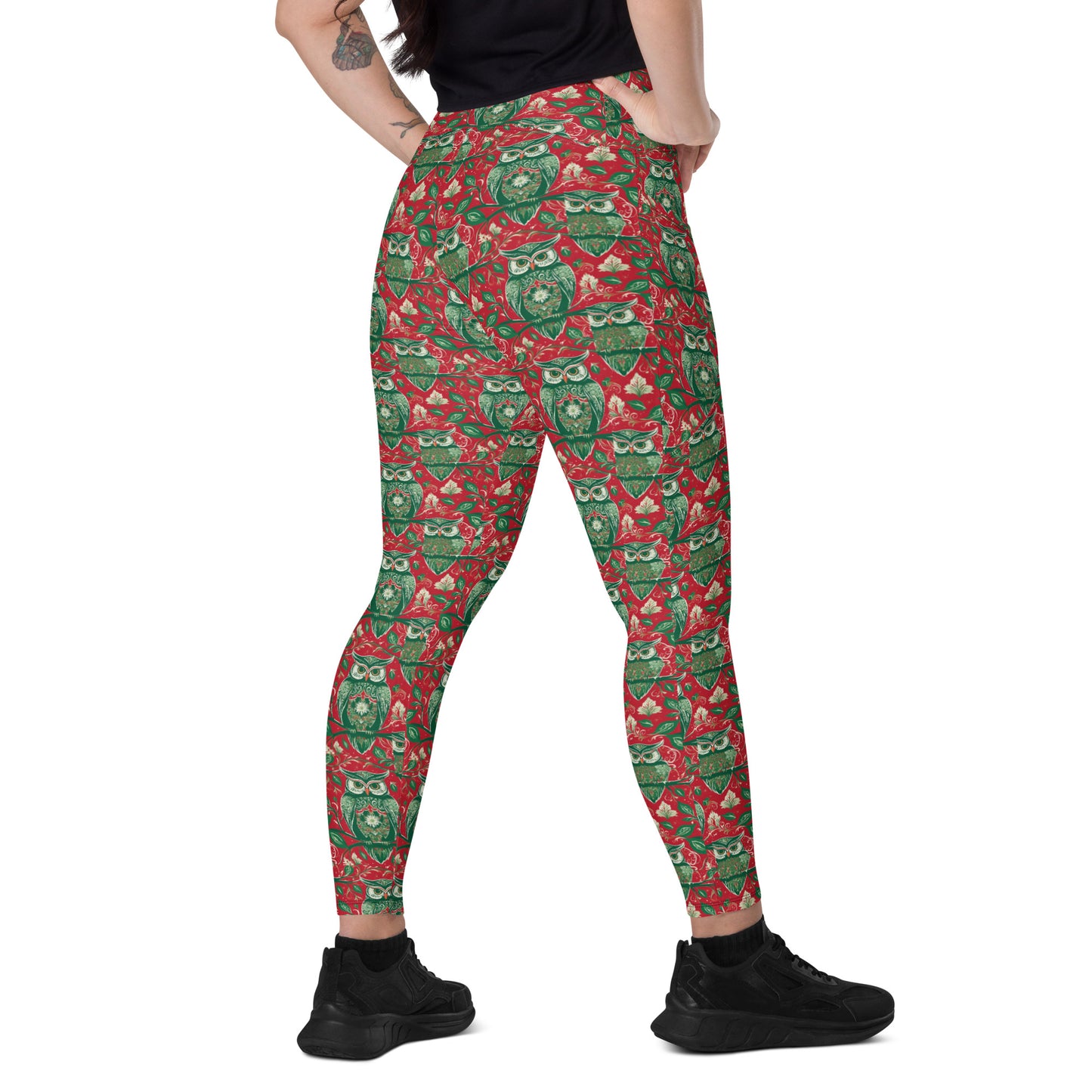 PGP Holiday Winterberry Pocket Leggings - High-Waisted Comfort & Support