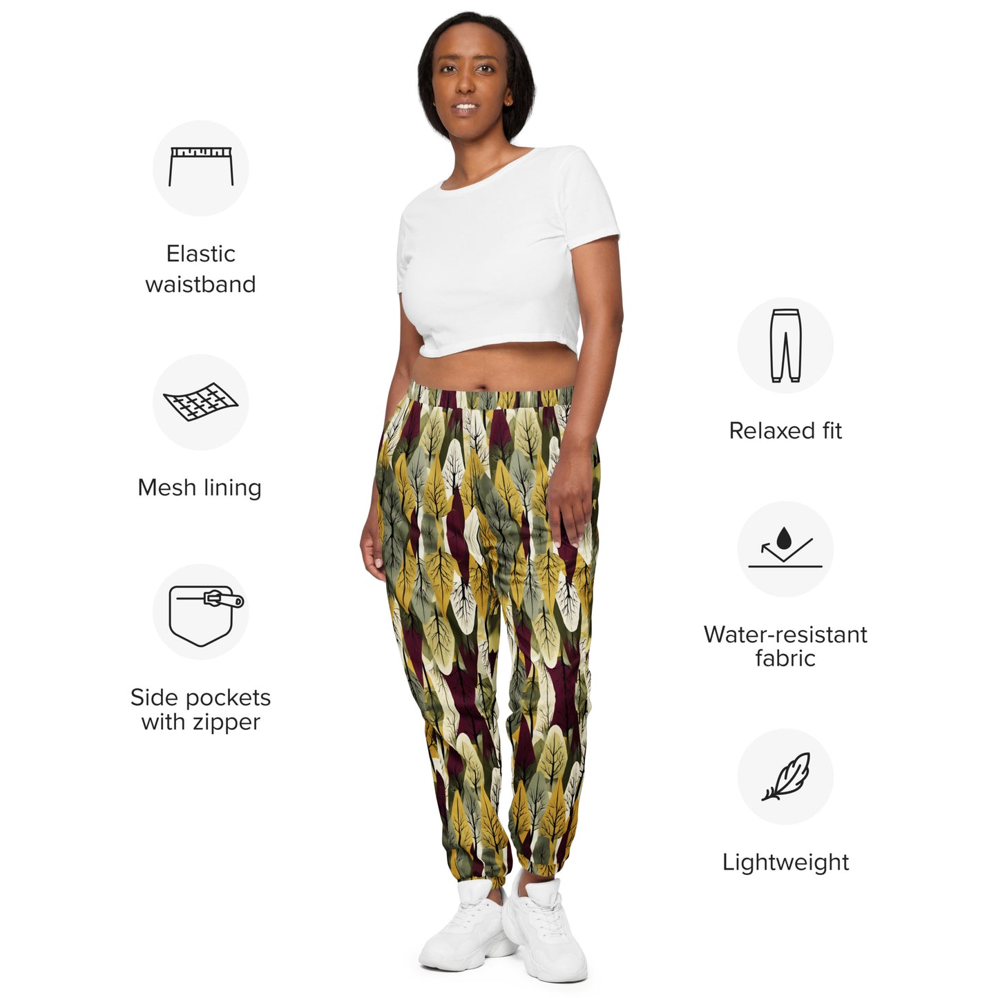 PGP Holiday First Snow Unisex Track Pants - Lightweight & Water-Resistant | Stylish Streetwear & Workout Gear