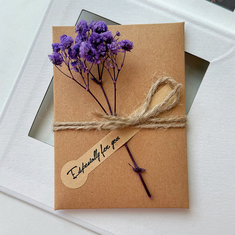 PGP Holiday | Quality Thoughts — Artisan Starry Sky Dried Flower “Especially For You” Thank You Cards