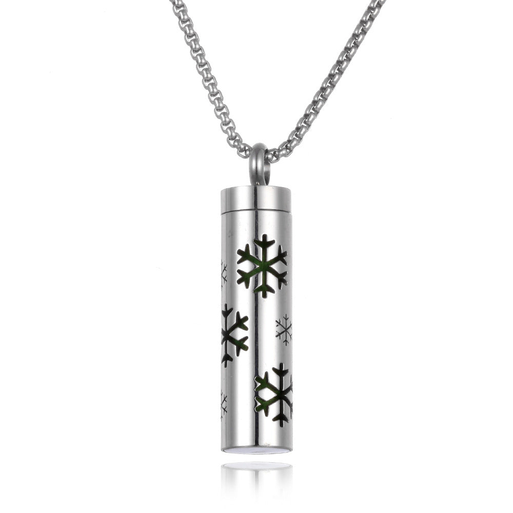PGP Holiday | Wearable Function — Aromatherapy Pendant Essential Oil Bottle (Titanium Steel)