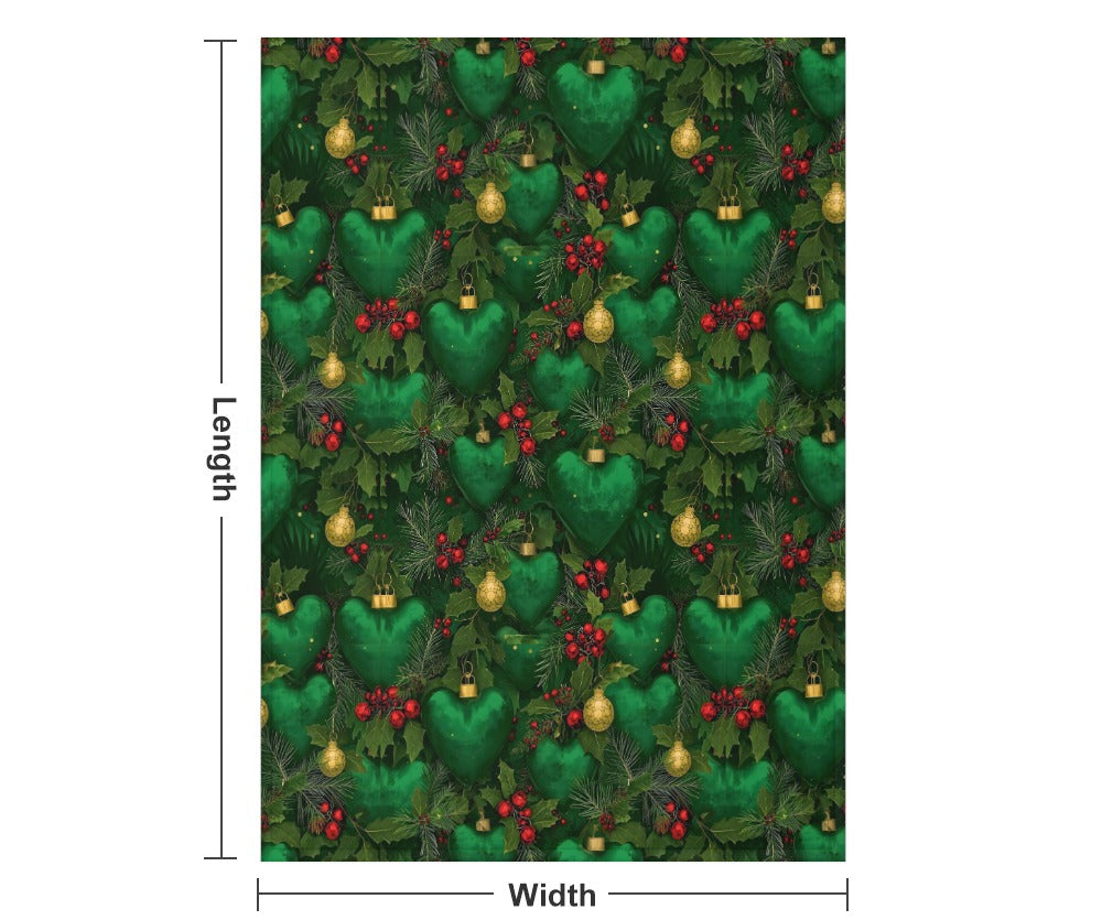 PGP Holiday 2025 Evergreen Heart Ultra-Soft Flannel Blanket — Voted #1