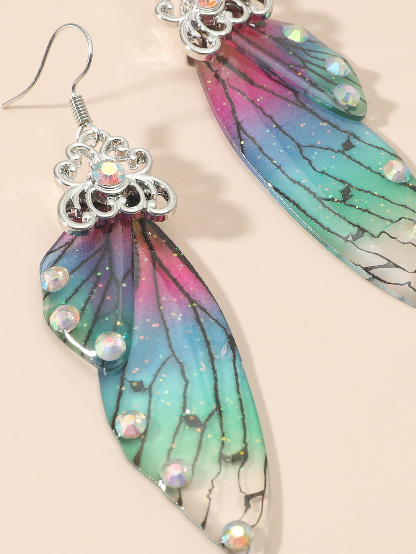 Fairycore Wings Earrings Temperament Super Fairy Butterfly Earrings