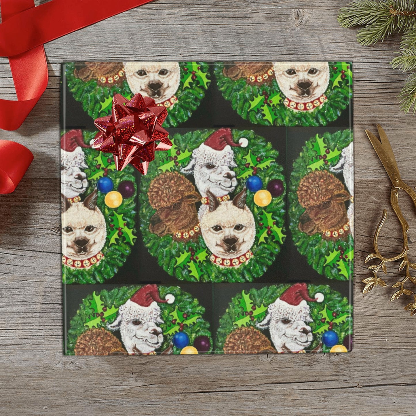 Margeaux Wooly Wonderland Gift Wrapping Paper – 3-Roll Set (58" x 22.8")