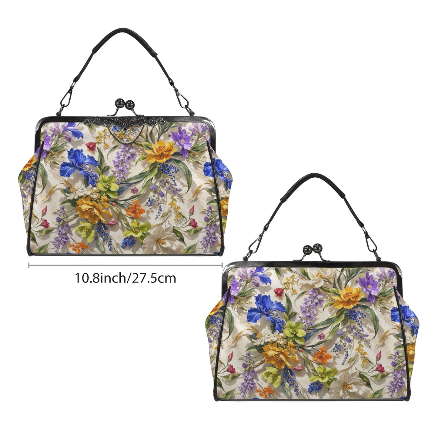 PGP Holiday WANDERSPRING Hope Botanical Kisslock Statement Bag
