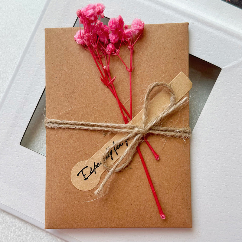 PGP Holiday | Quality Thoughts — Artisan Starry Sky Dried Flower “Especially For You” Thank You Cards