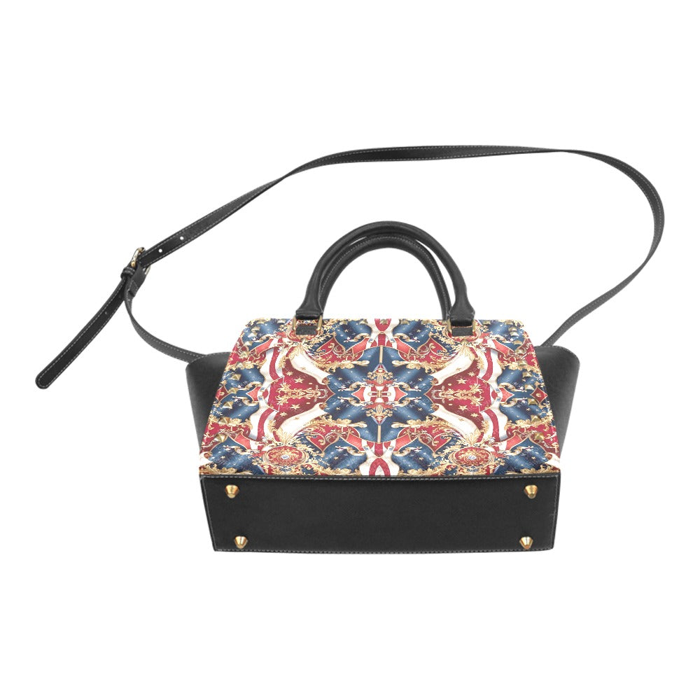 The PGP Holiday Freedom Riveted Shoulder Handbag