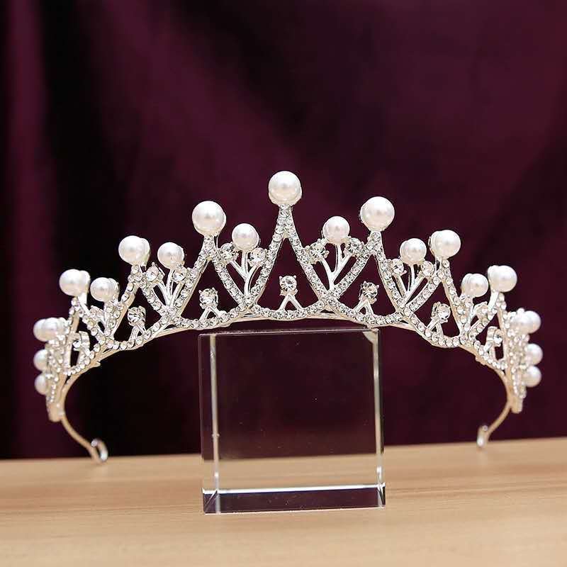 Mermaidcore Handcrafted Pearl Deep Sea Dazzle Tiara