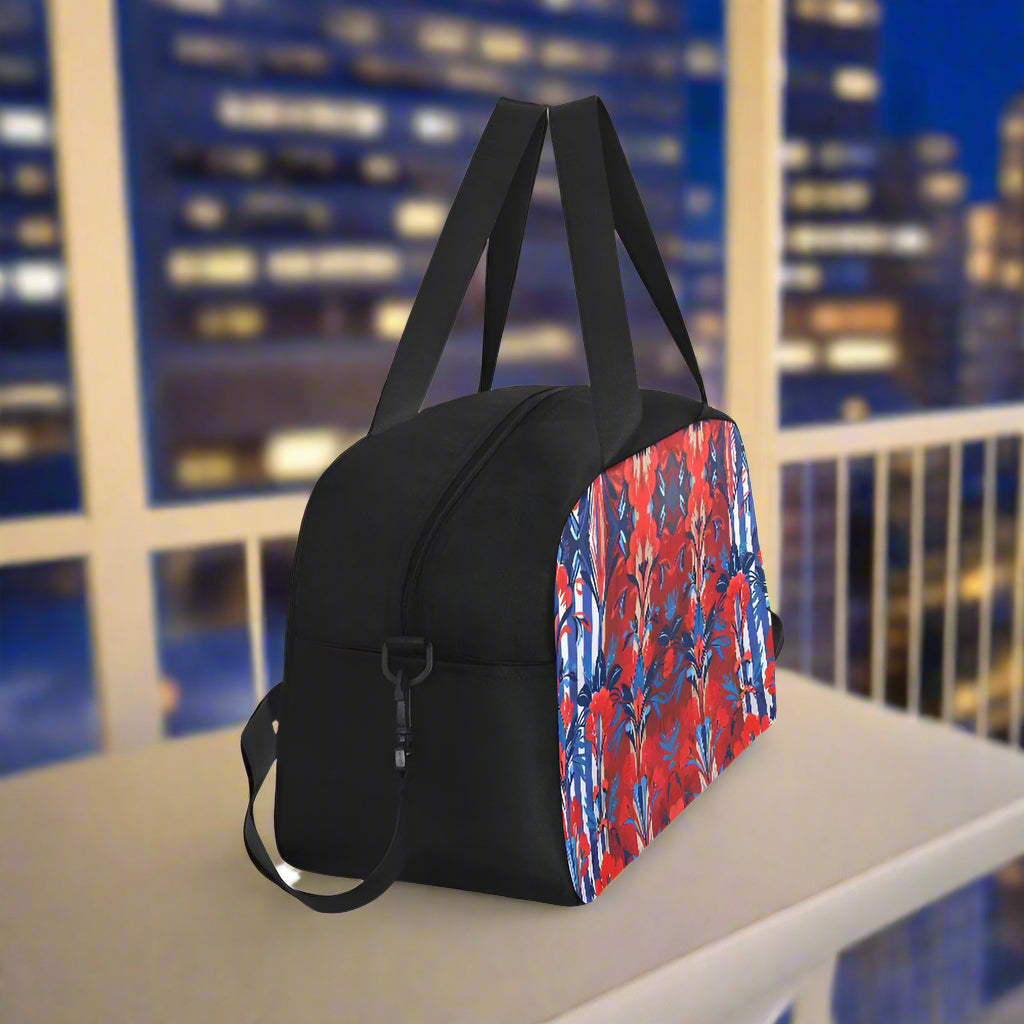 PGP Holiday Rebel Petal Water-Resistant Tote & Cross-Body Overnighter Bag