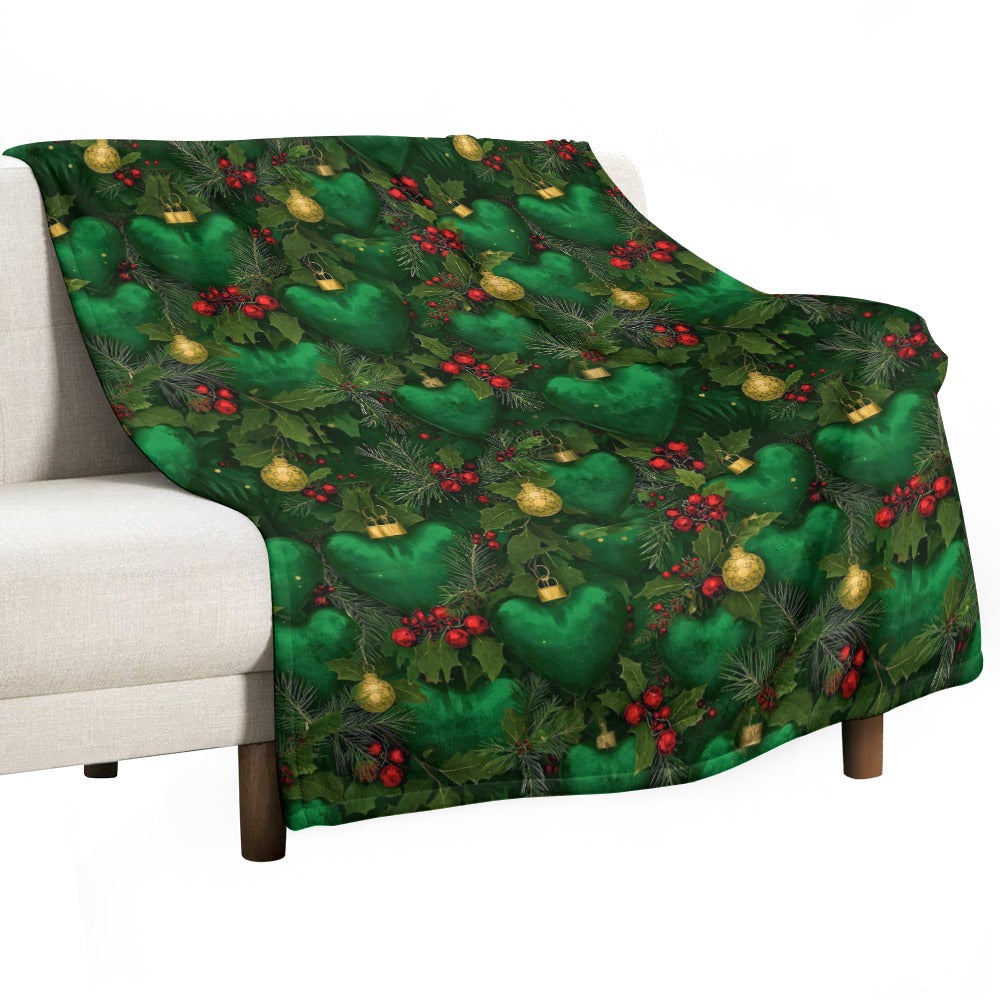 PGP Holiday 2025 Evergreen Heart Ultra-Soft Flannel Blanket — Voted #1