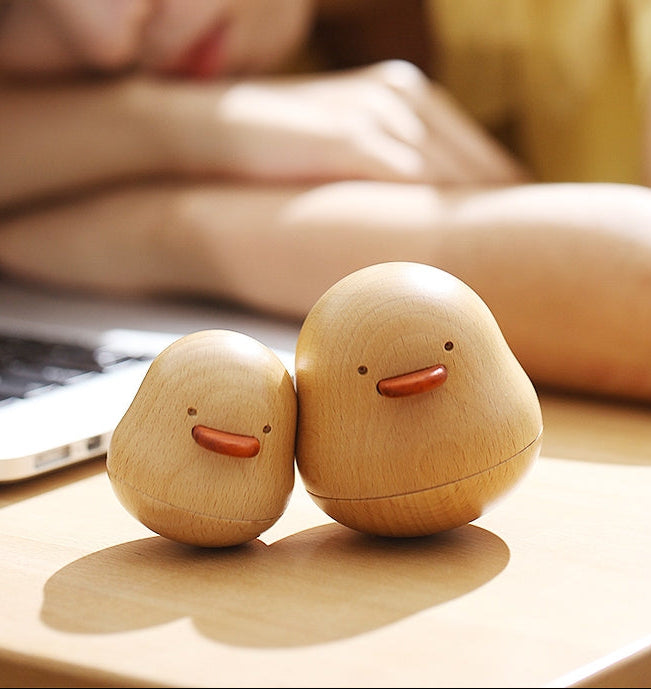 PGP Holiday Home Décor | “Us Two Ducks” Hand-Crafted Wooden Music Box