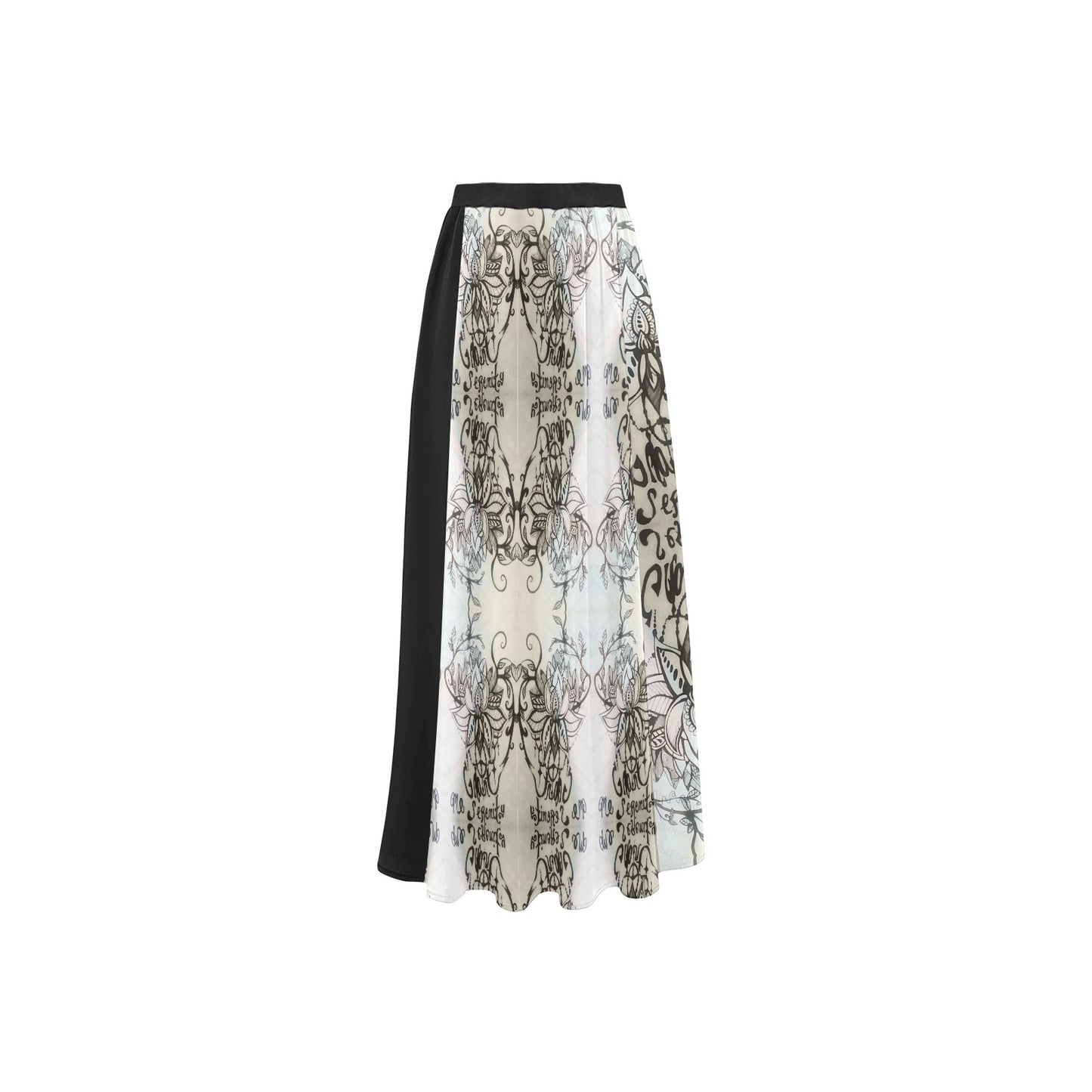 PGP Holiday Stacy Lee Serenity High Slit Long Beach Skirt – Lightweight Chiffon Swim Cover-Up with Lining