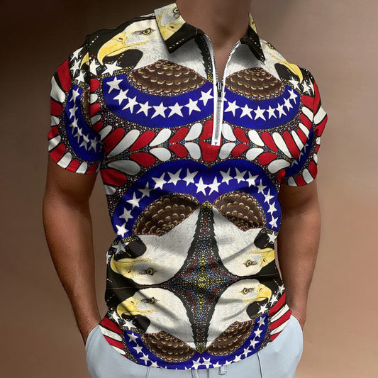 Margeaux 1776 Short Sleeve Polo Shirt – Classic Patriotic Style from PGP Holiday