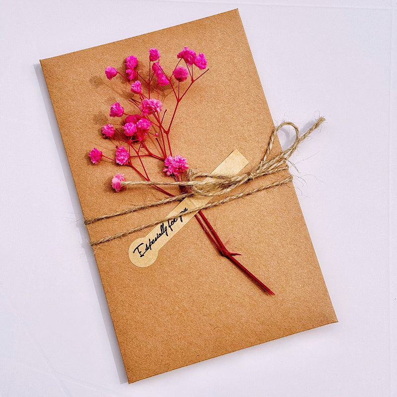 PGP Holiday | Quality Thoughts — Artisan Starry Sky Dried Flower “Especially For You” Thank You Cards