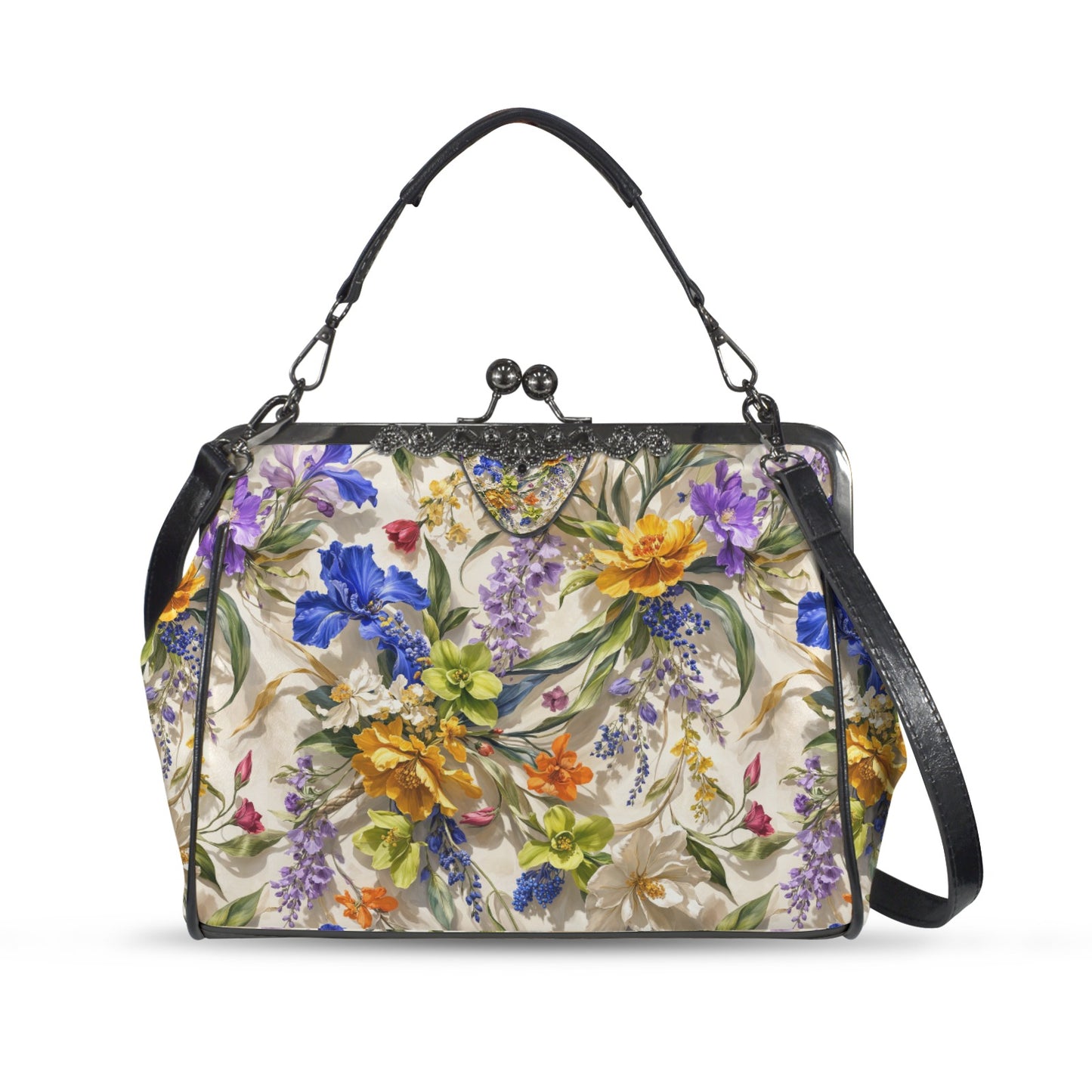 PGP Holiday WANDERSPRING Hope Botanical Kisslock Statement Bag