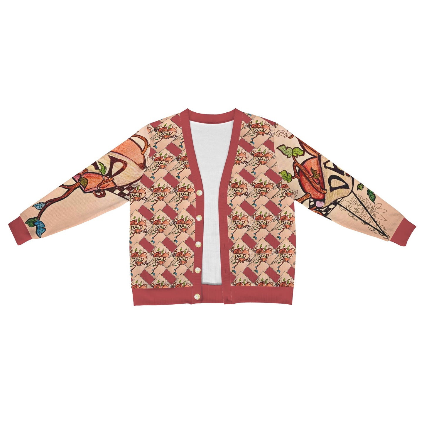 Terry Quinn Men's Ribbed Cardigan – Designed by Stacy Lee Frasier for PGP Holiday