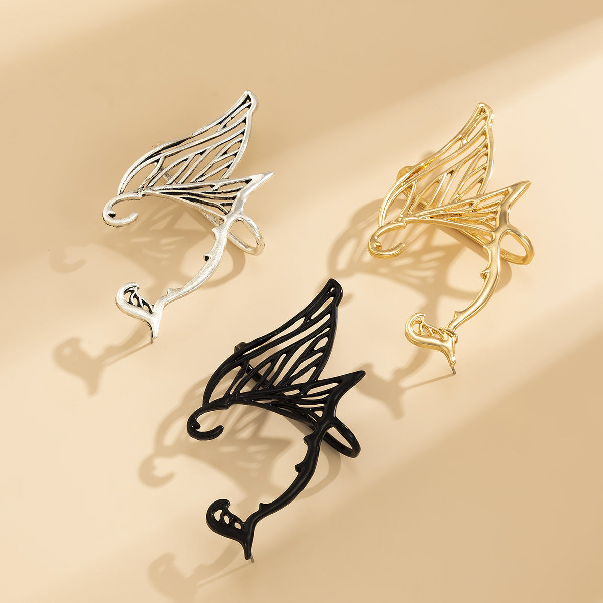 No Piercing Fairy Ear Hook Cuffs Earrings