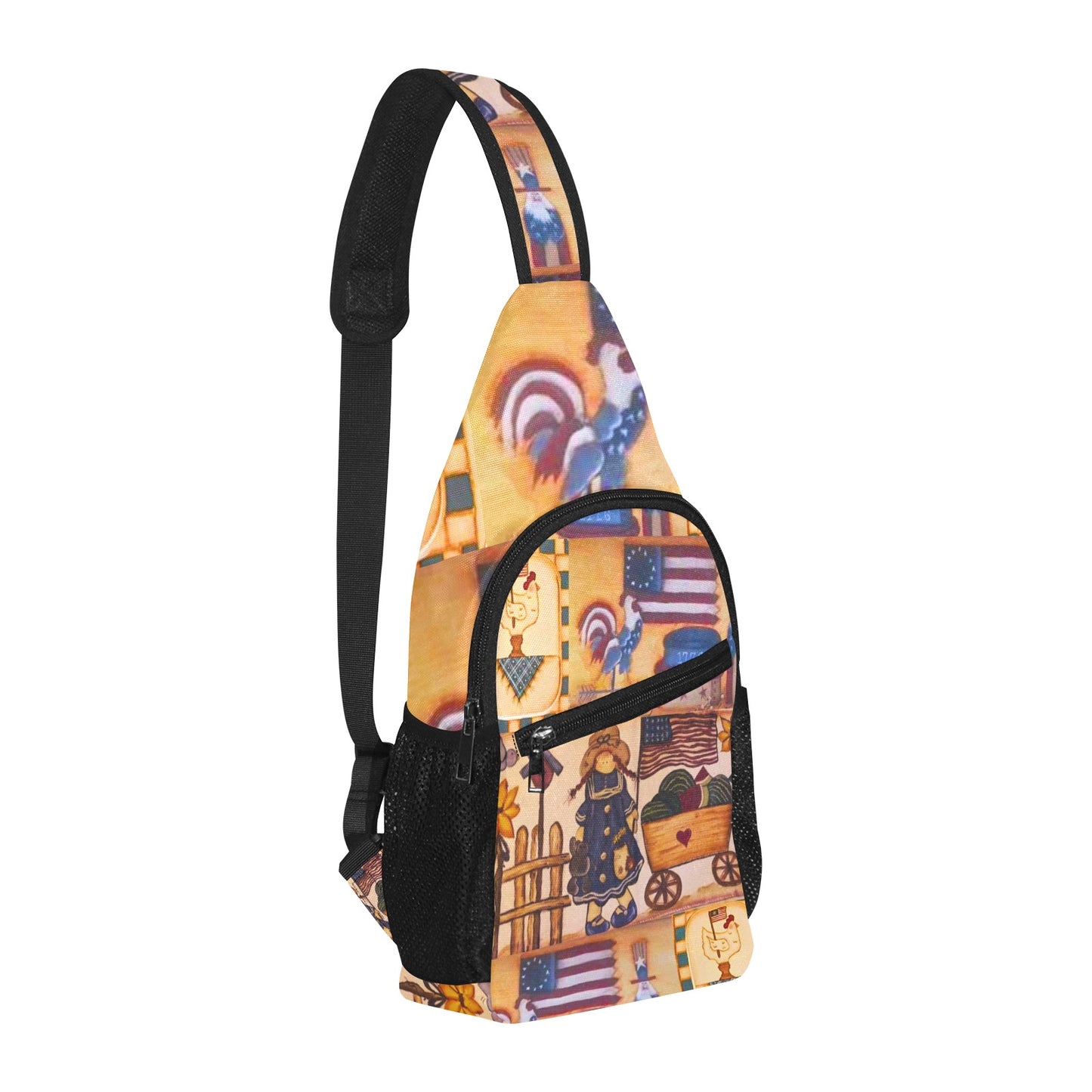 Suzanne Independence Day Unisex Crossbody Chest Bag – Functional Style by PGP Holiday