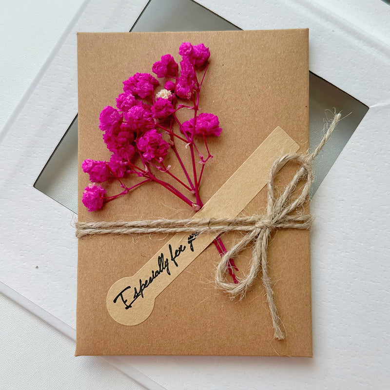 PGP Holiday | Quality Thoughts — Artisan Starry Sky Dried Flower “Especially For You” Thank You Cards