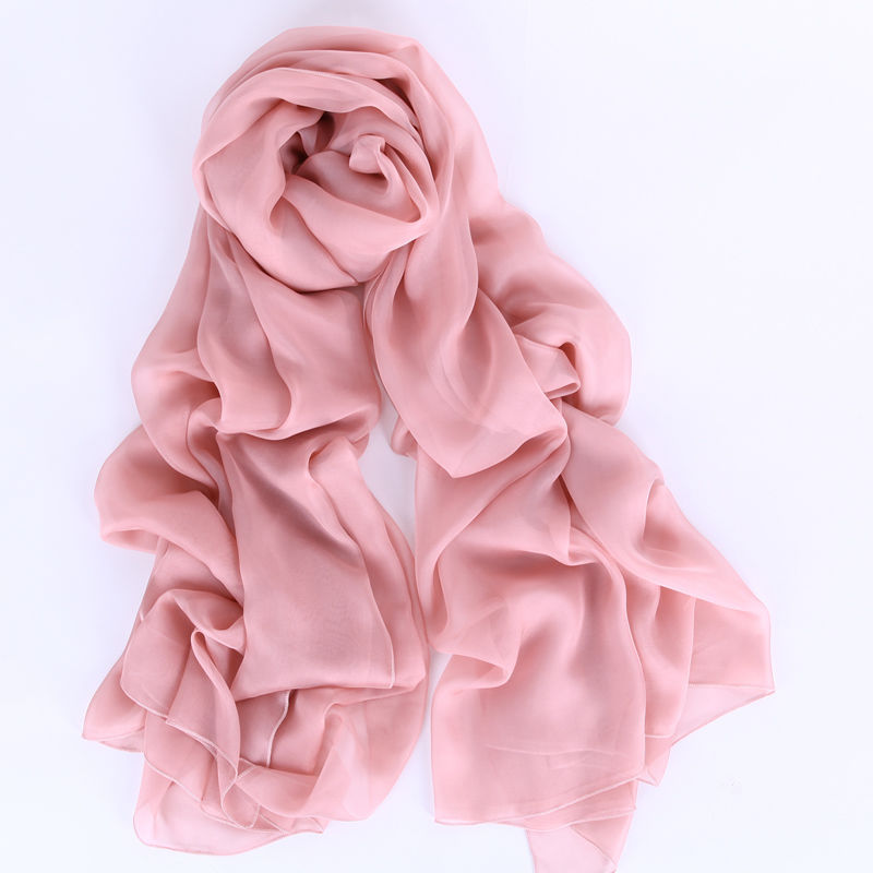Mermaidcore Chiffon Sunscreen Shawl Wrap – Lightweight Jacquard Scarf in 18 Dreamy Colors