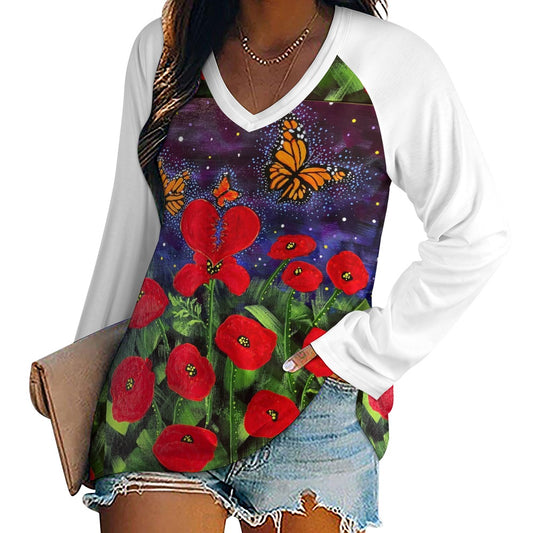 PGP Holiday Margeaux Remembrance Loose Long Sleeve Tee