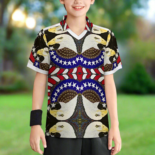 Margeaux 1776 Children's Mesh Football Jersey – Sporty Comfort PGP Holiday (Unisex)