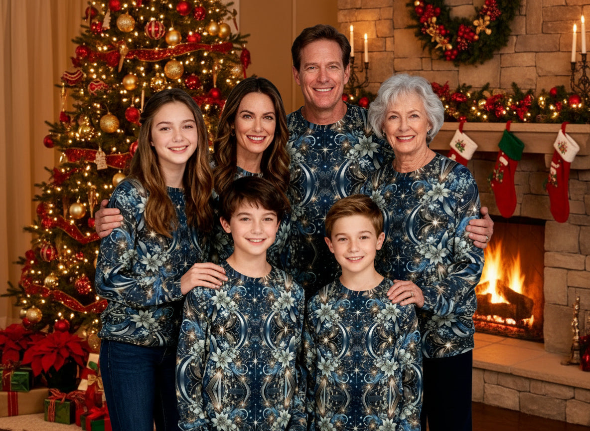 PGP Holiday 2025 Winterluxe Unisex Family Photo Sweater (S–XXL) — Voted #1