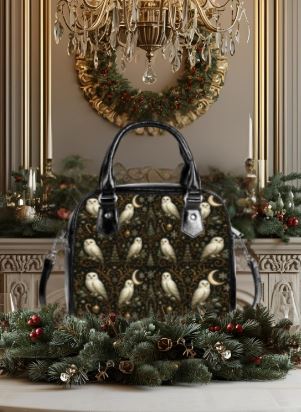 PGP Holiday Yule Court Handbag With Single Shoulder Strap — Voted #1
