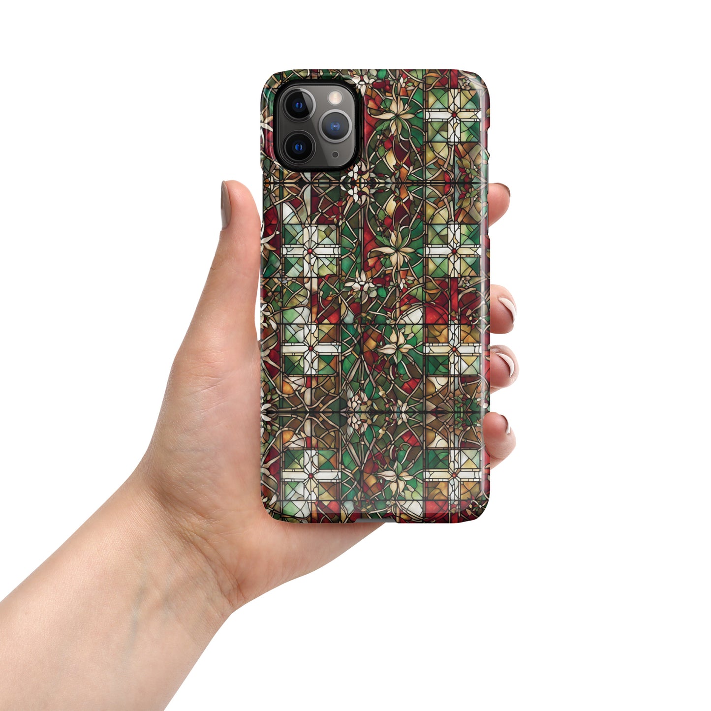 PGP Holiday Red & Green Highlands Snap Case for iPhone® – Stylish & Sleek Protection