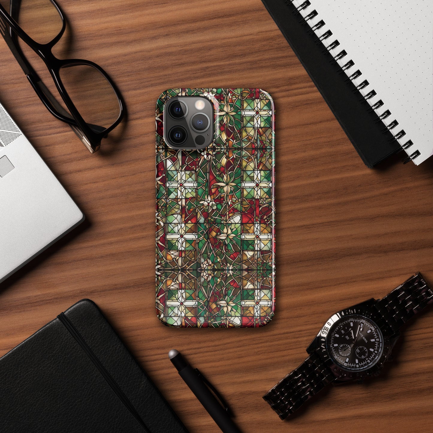 PGP Holiday Red & Green Highlands Snap Case for iPhone® – Stylish & Sleek Protection