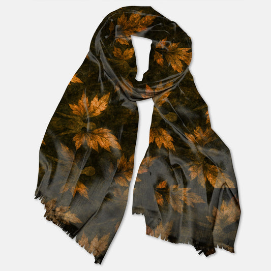 PGP Holiday Dark Academia Pashmina Scarf - Autumn Angels