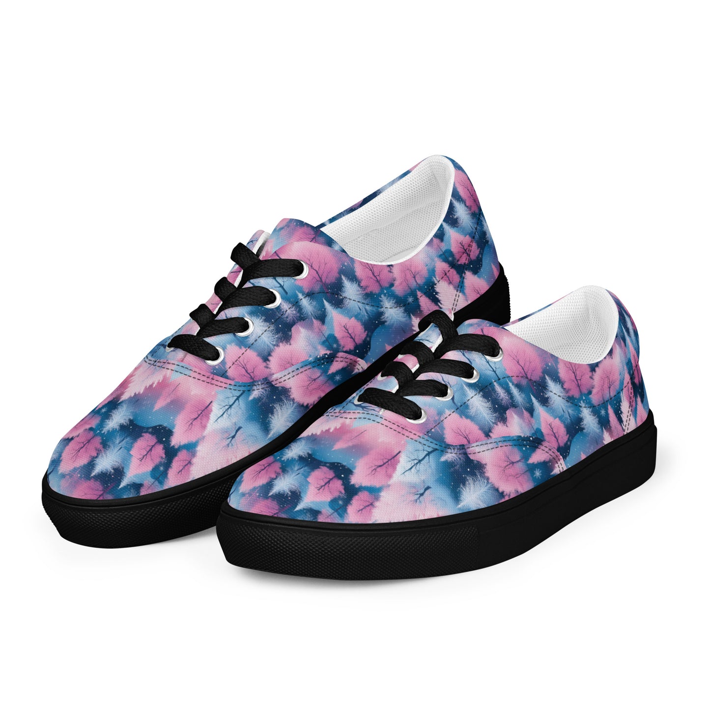 PGP Holiday Candy Gleam Women’s Lace-Up Canvas Shoes – Festive Comfort & Style