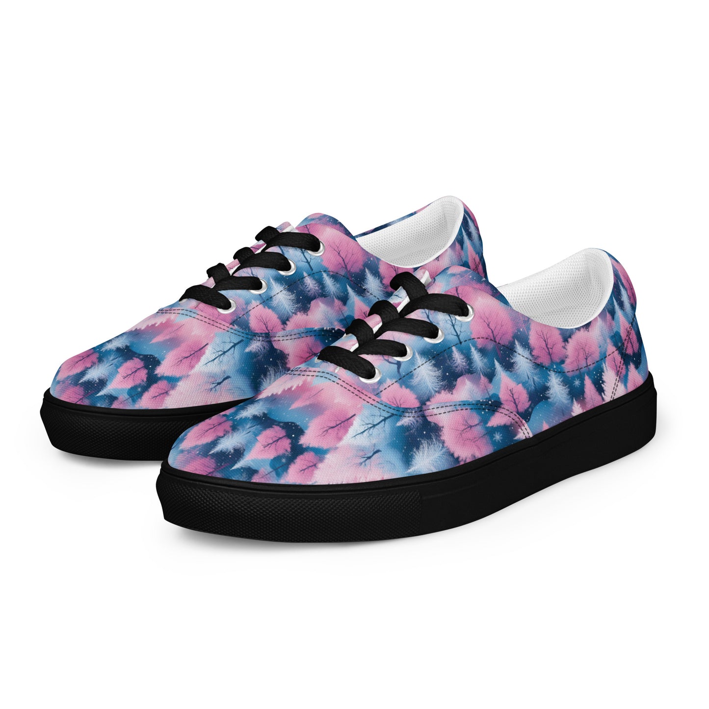 PGP Holiday Candy Gleam Women’s Lace-Up Canvas Shoes – Festive Comfort & Style