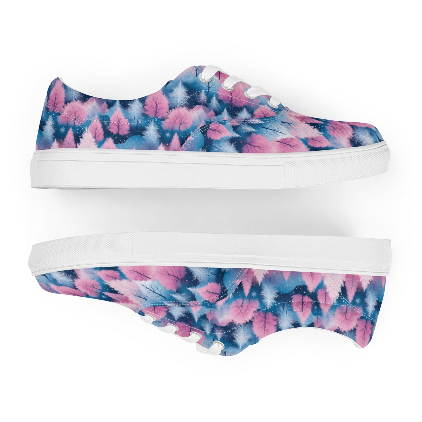 PGP Holiday Candy Gleam Women’s Lace-Up Canvas Shoes – Festive Comfort & Style