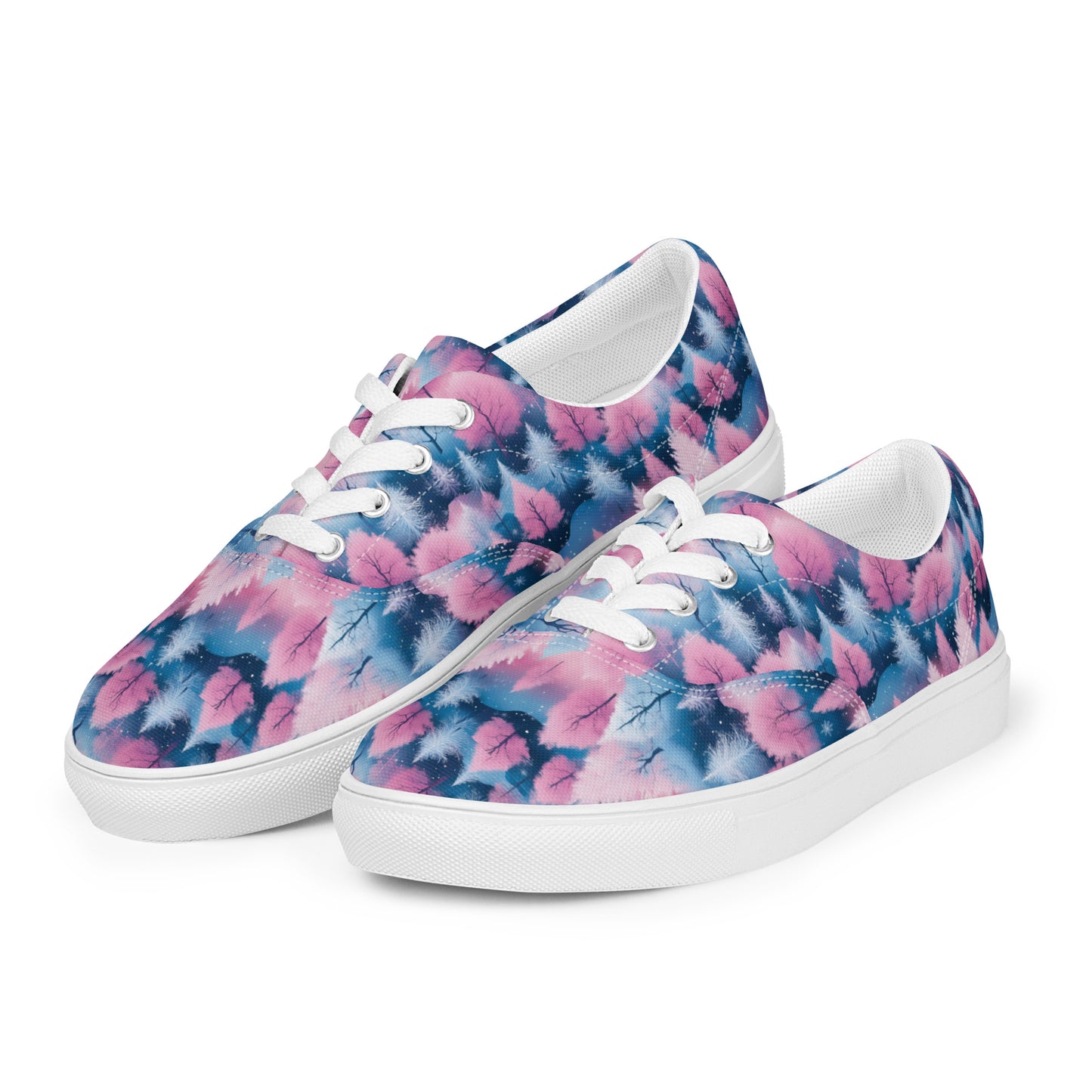 PGP Holiday Candy Gleam Women’s Lace-Up Canvas Shoes – Festive Comfort & Style