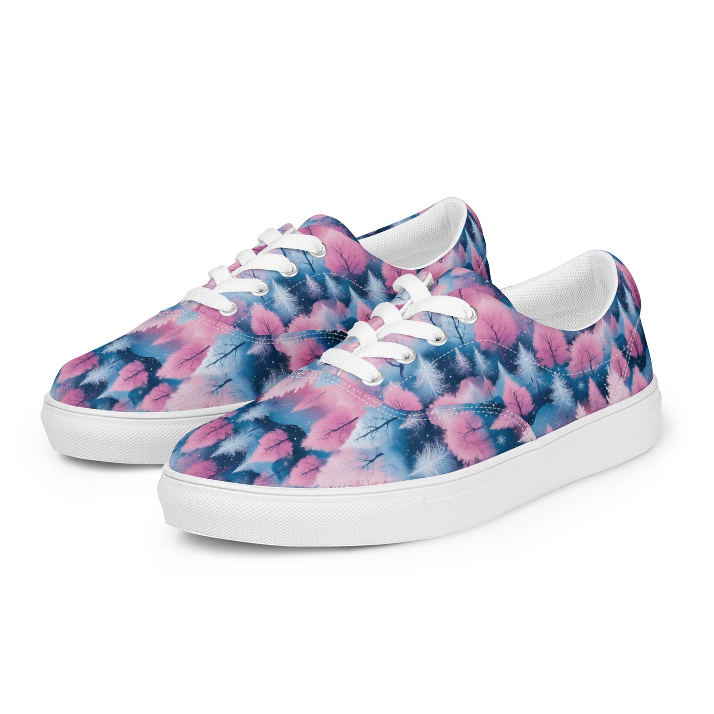 PGP Holiday Candy Gleam Women’s Lace-Up Canvas Shoes – Festive Comfort & Style