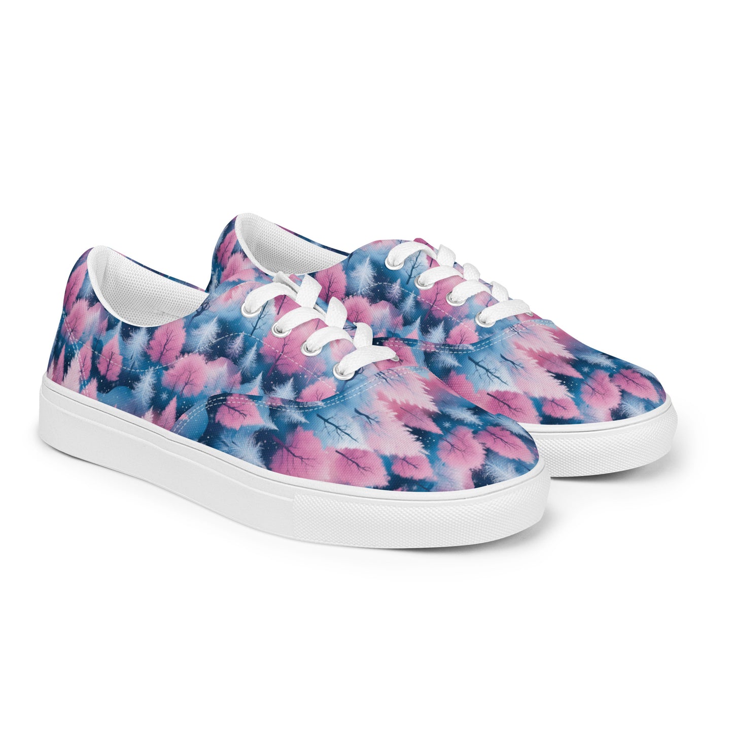 PGP Holiday Candy Gleam Women’s Lace-Up Canvas Shoes – Festive Comfort & Style